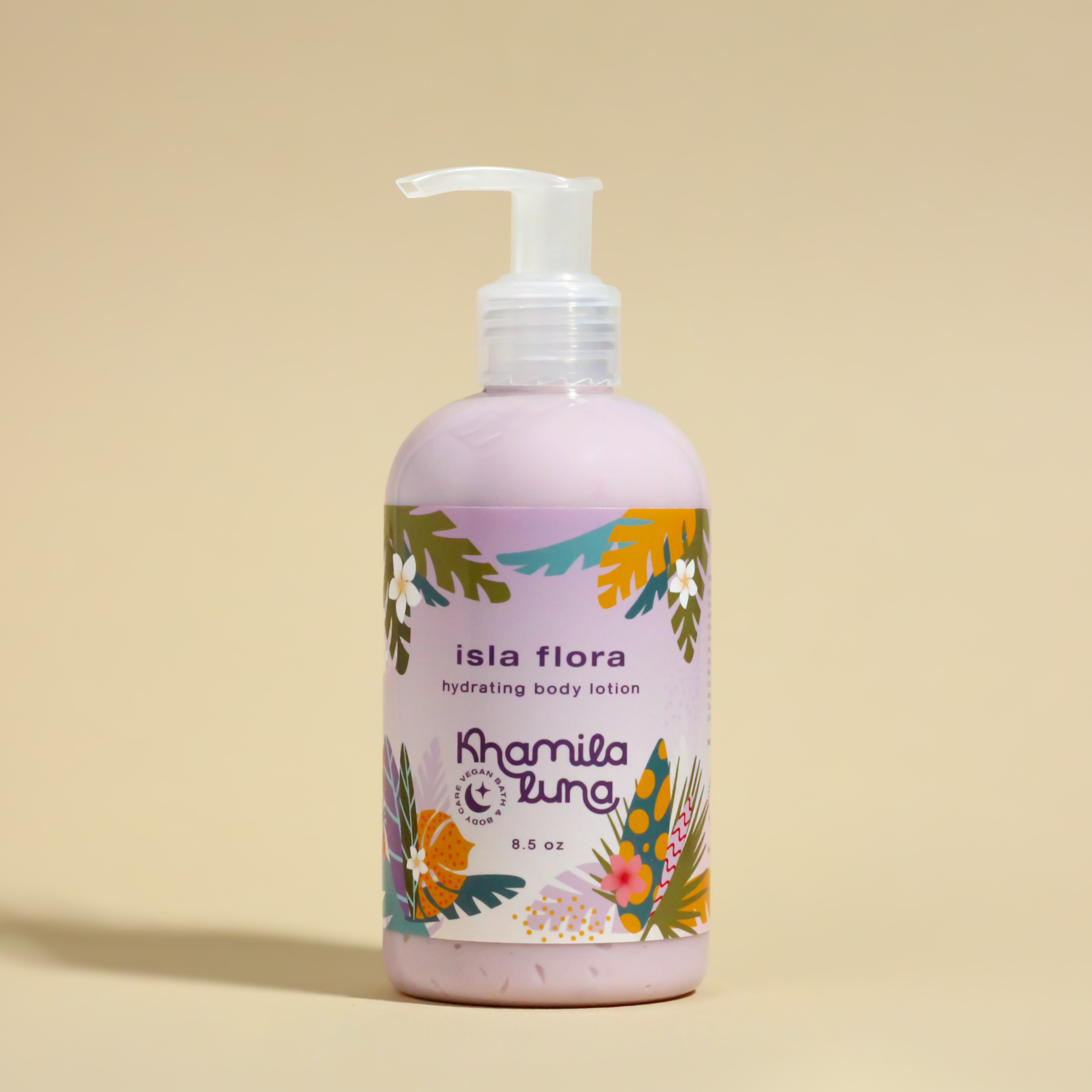 Isla Flora Body Lotion - Khamila Luna Vegan Bath & Body Care