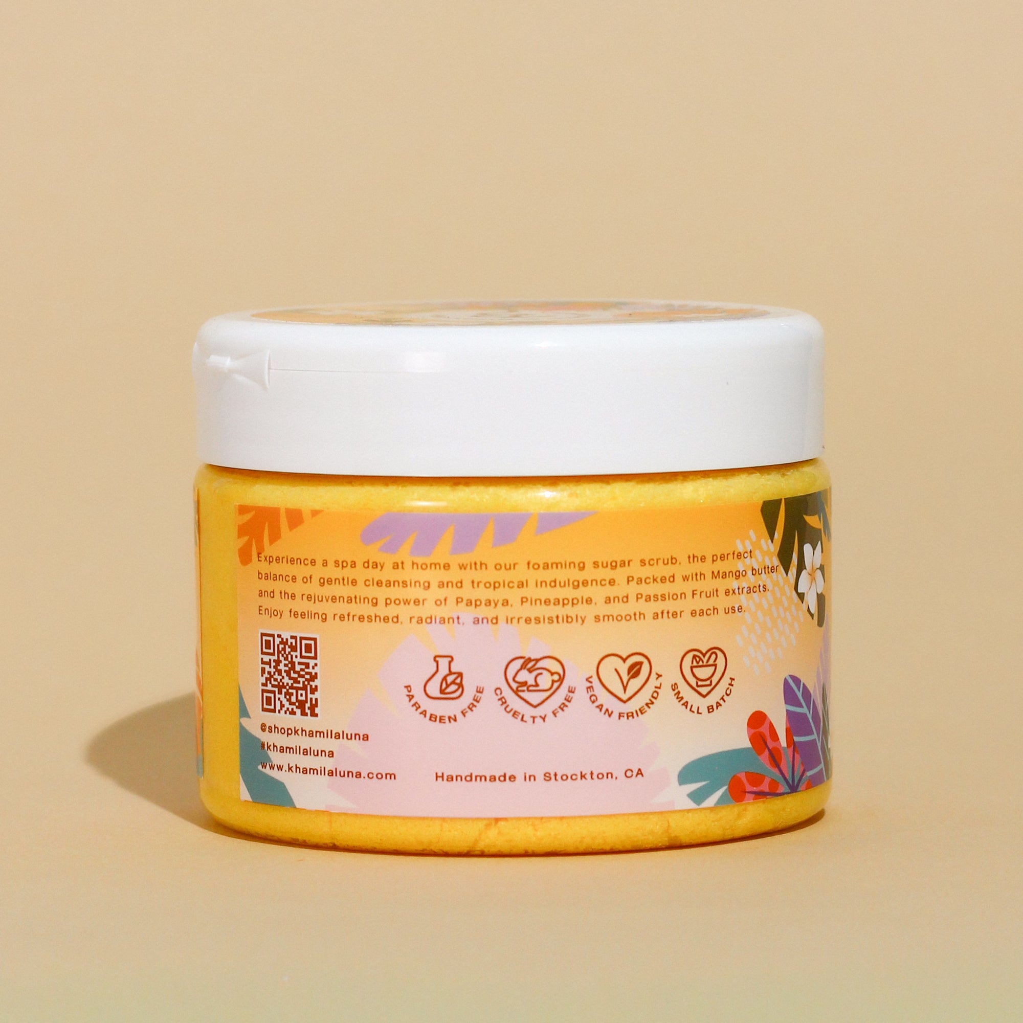 Golden Tropics Foaming Scrub