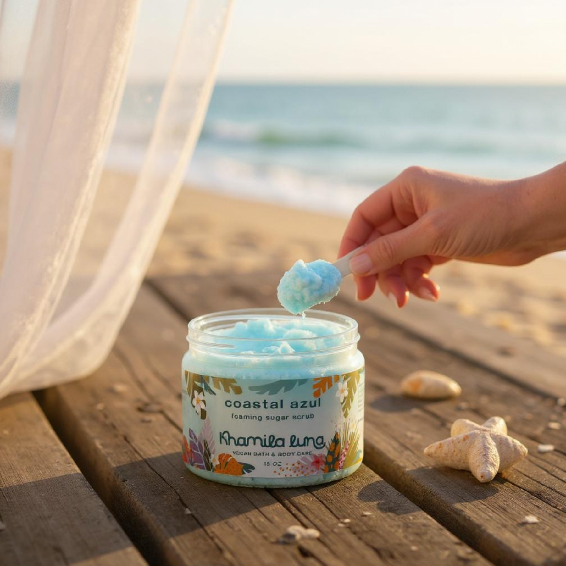 Coastal Azul Foaming Scrub