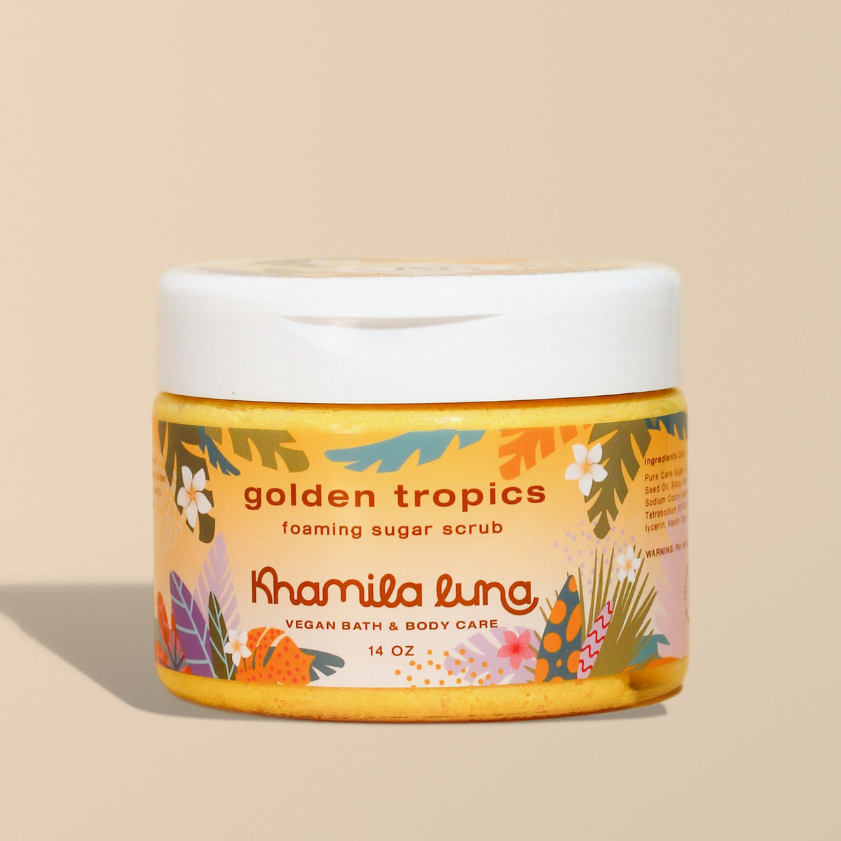 Golden Tropics Foaming Sugar Scrub