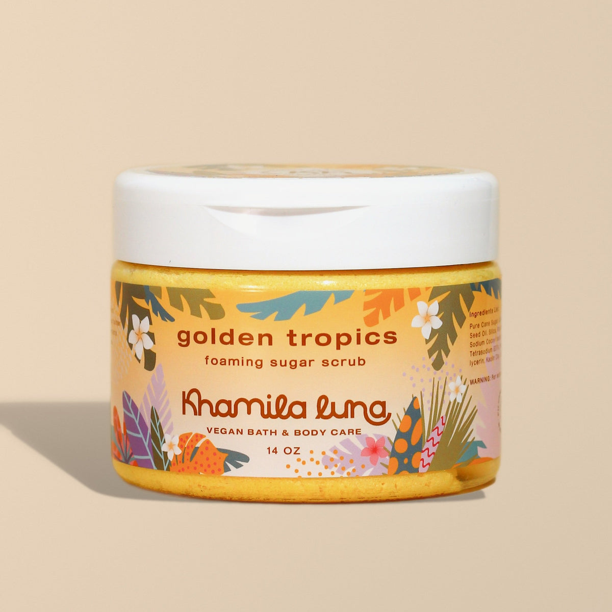 Golden Tropics Foaming Sugar Scrub