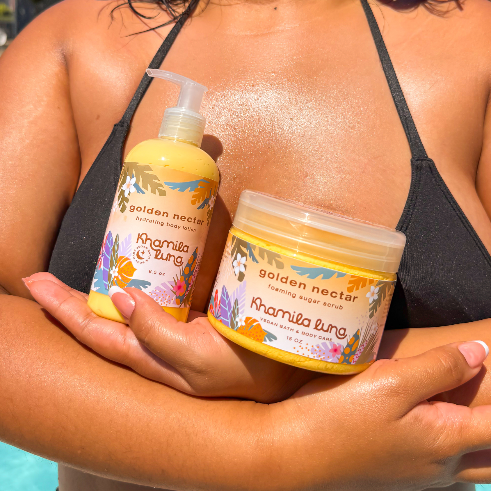 Golden Nectar Foaming Scrub