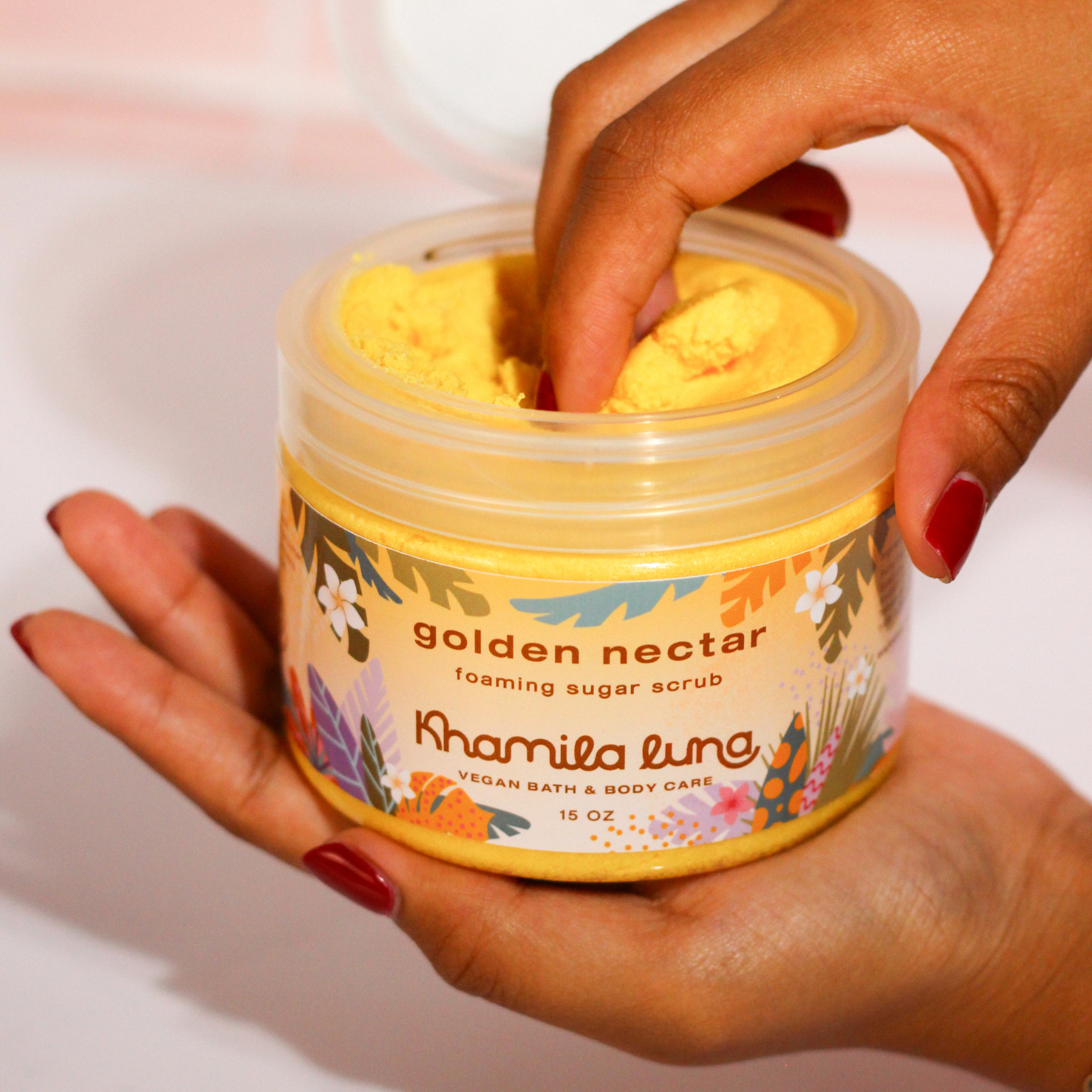 Golden Nectar Foaming Scrub