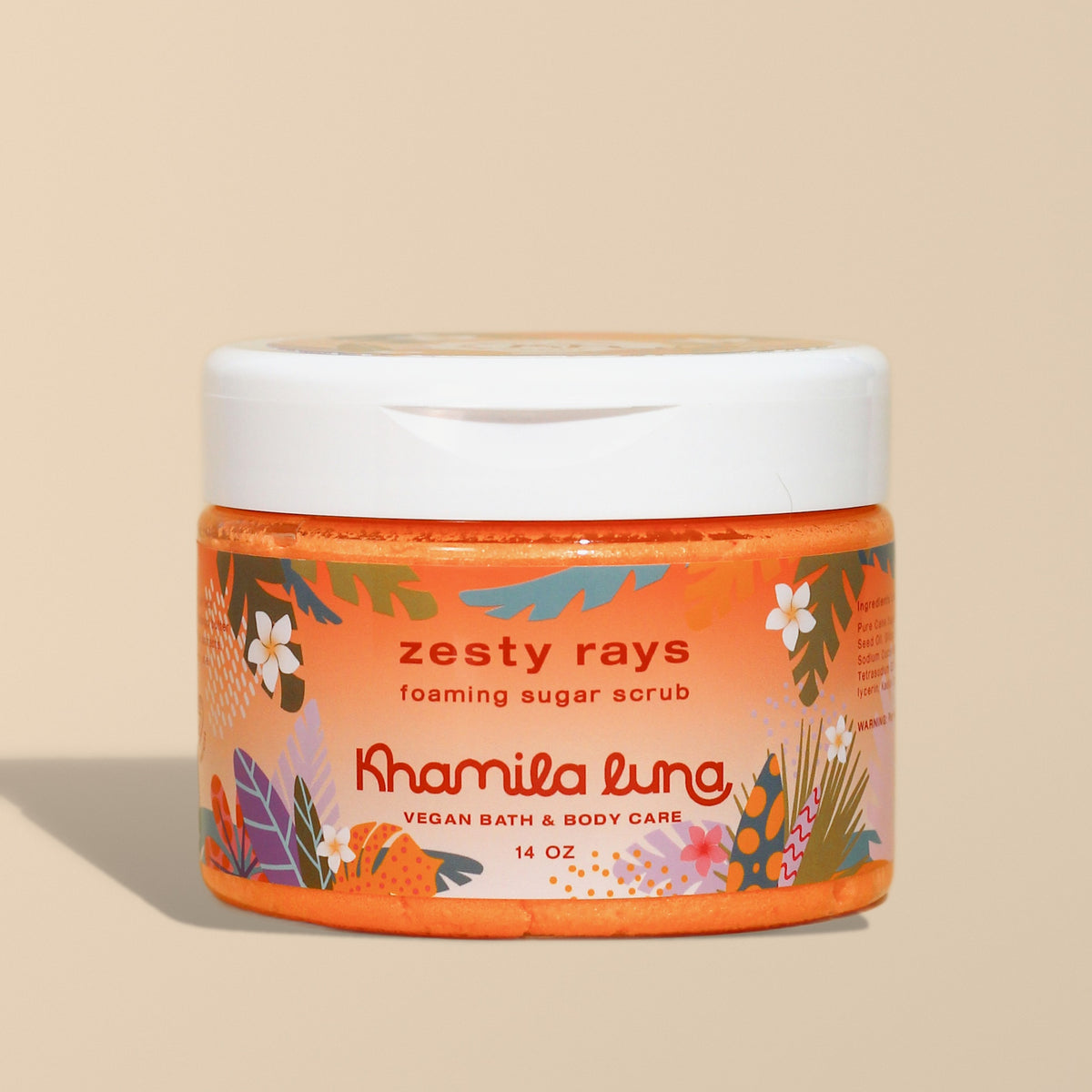 Zesty Rays Foaming Sugar Scrub